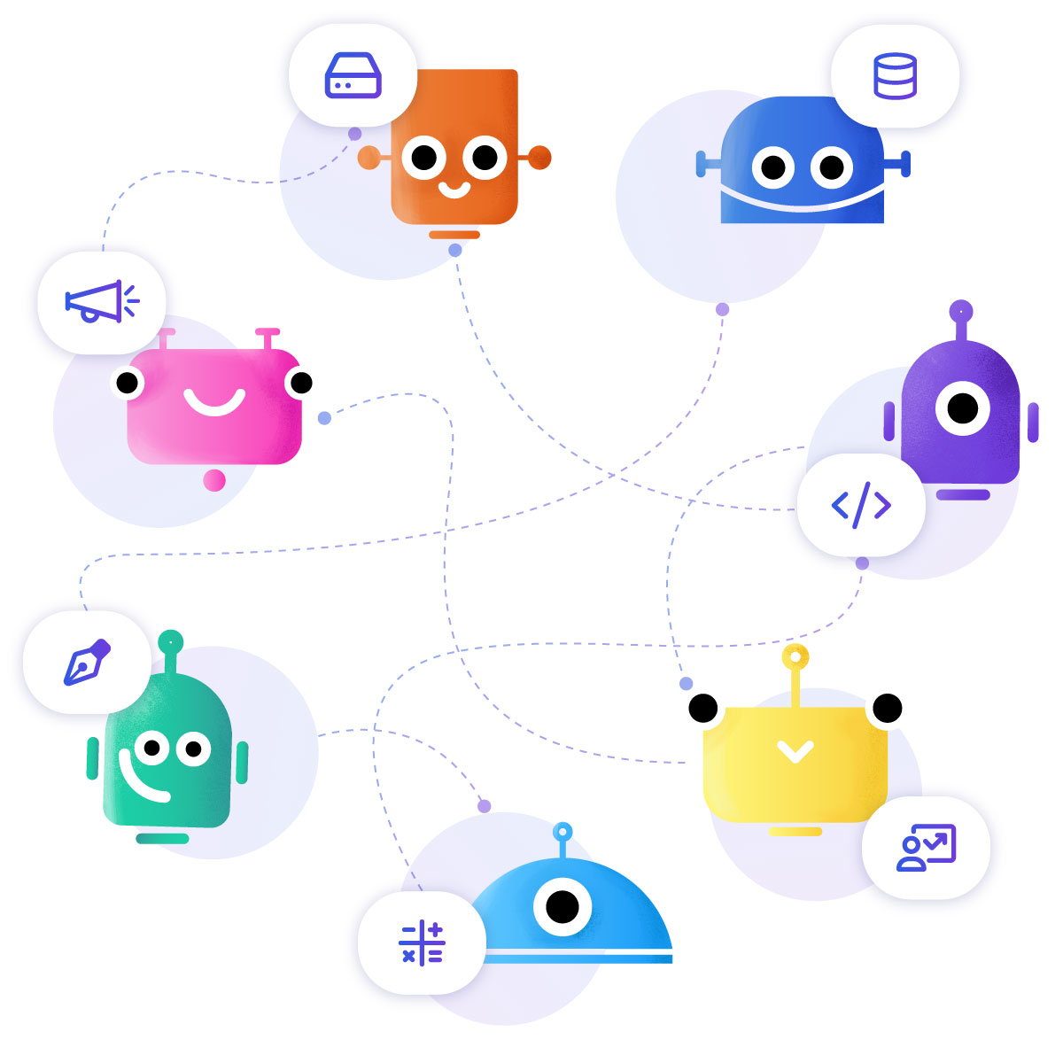 Roboti a networking